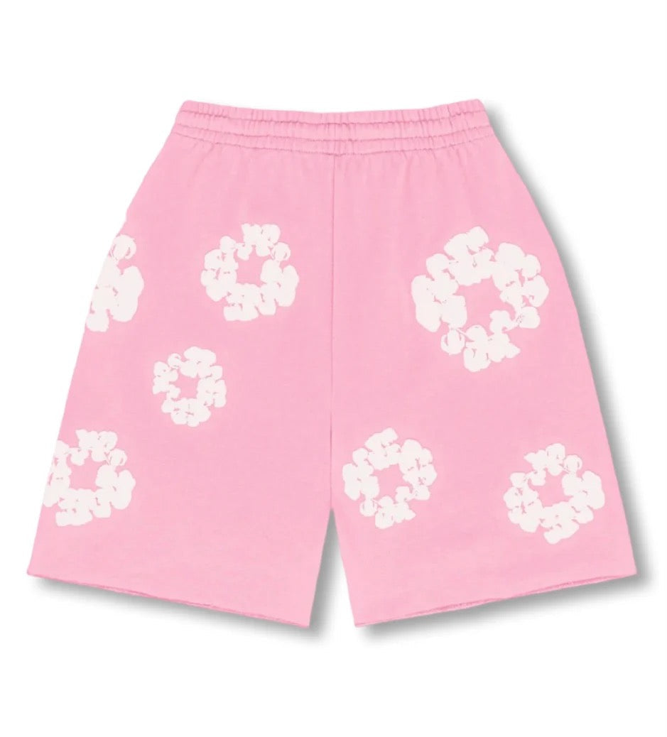 "Flower" Shorts Pink